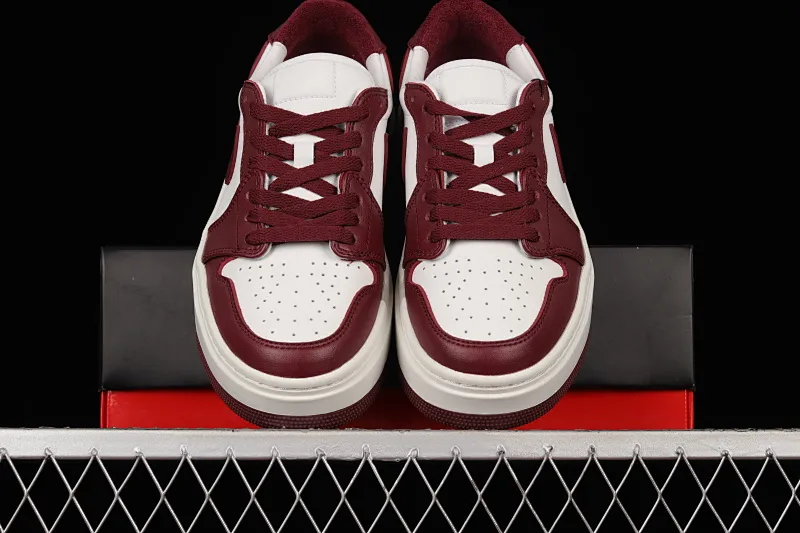 All categories Air Jordan Jordan series basketball shoes Air Jordan 1 Low Z version Air Jordan 1 Elevate Low SE "Wolf Grey" Little AJ first layer thick sole retro basketball shoes DH7004-161
